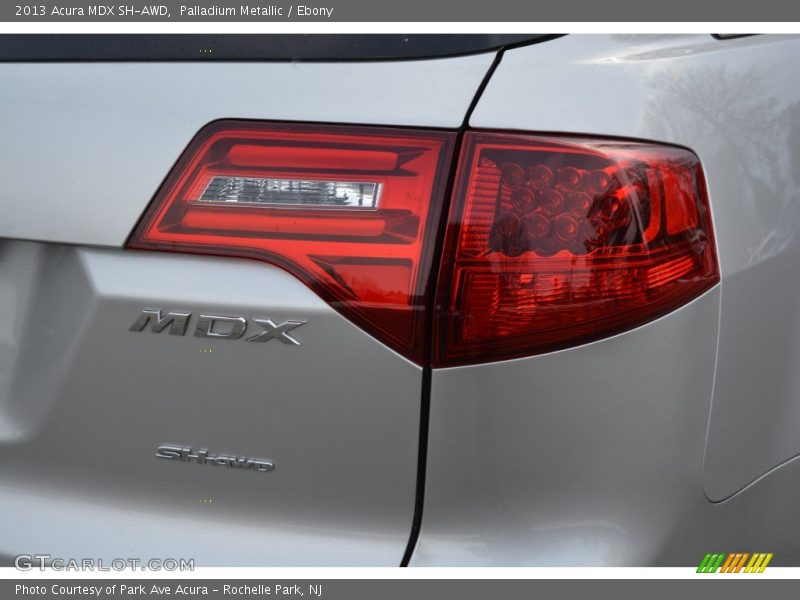 Palladium Metallic / Ebony 2013 Acura MDX SH-AWD
