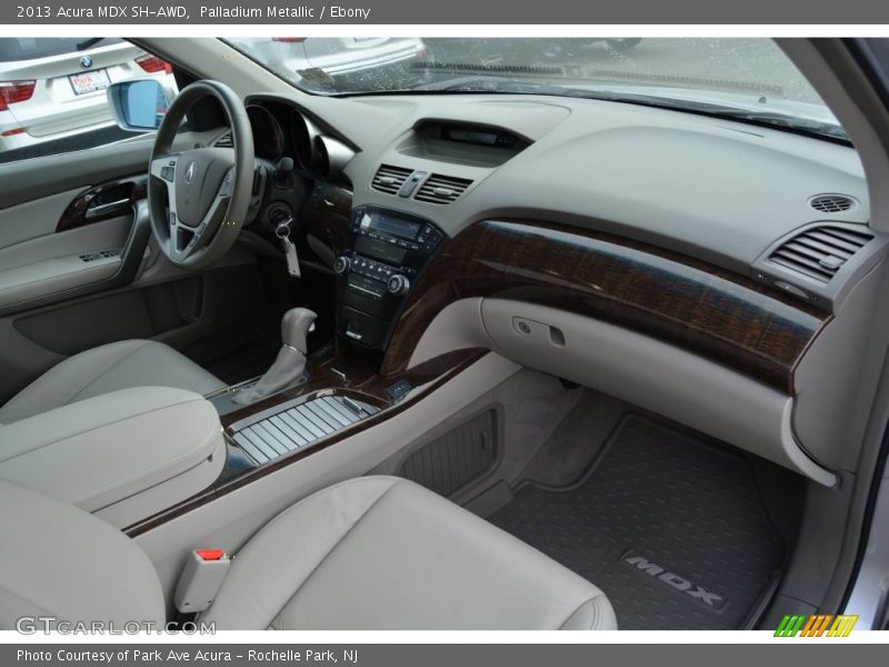 Palladium Metallic / Ebony 2013 Acura MDX SH-AWD