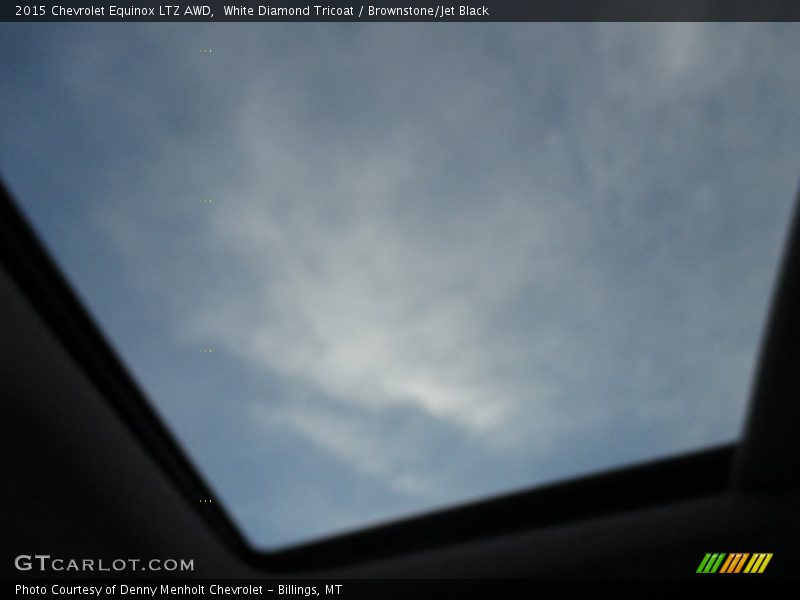 White Diamond Tricoat / Brownstone/Jet Black 2015 Chevrolet Equinox LTZ AWD