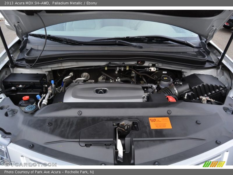 Palladium Metallic / Ebony 2013 Acura MDX SH-AWD