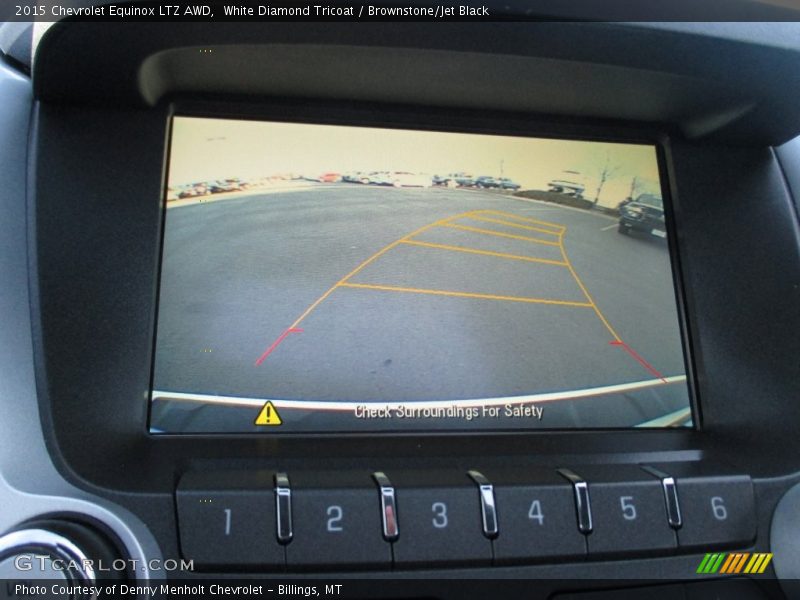 White Diamond Tricoat / Brownstone/Jet Black 2015 Chevrolet Equinox LTZ AWD