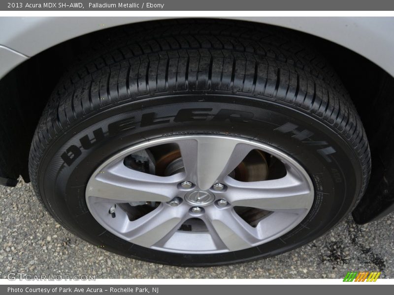 Palladium Metallic / Ebony 2013 Acura MDX SH-AWD