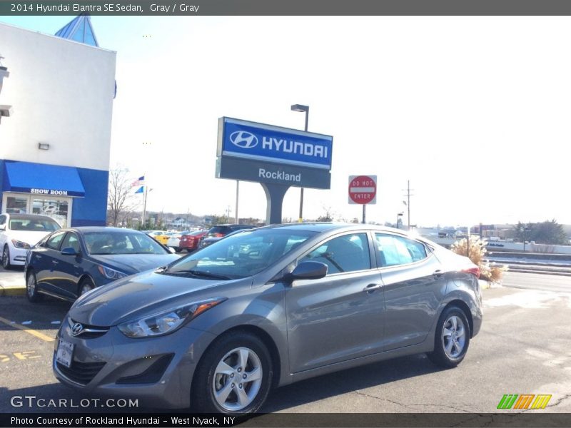 Gray / Gray 2014 Hyundai Elantra SE Sedan