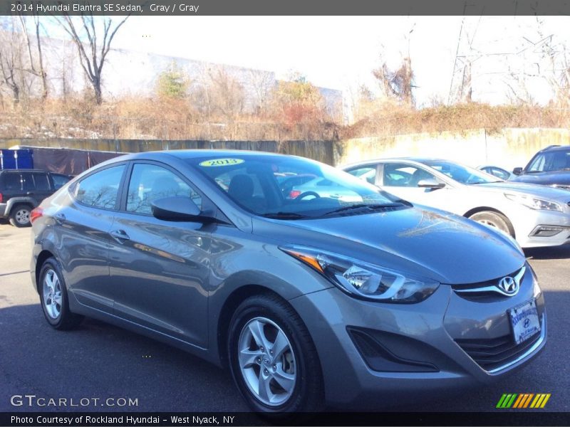 Gray / Gray 2014 Hyundai Elantra SE Sedan