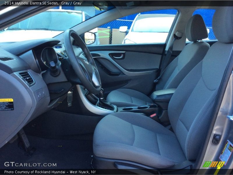 Gray / Gray 2014 Hyundai Elantra SE Sedan