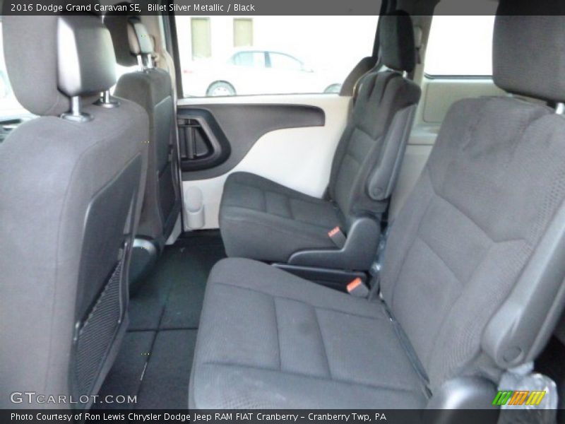 Billet Silver Metallic / Black 2016 Dodge Grand Caravan SE