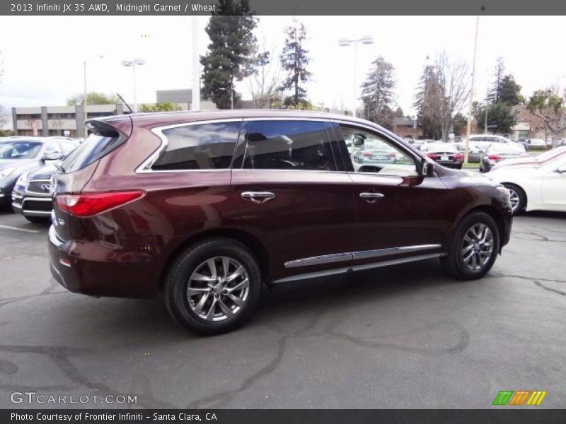 Midnight Garnet / Wheat 2013 Infiniti JX 35 AWD