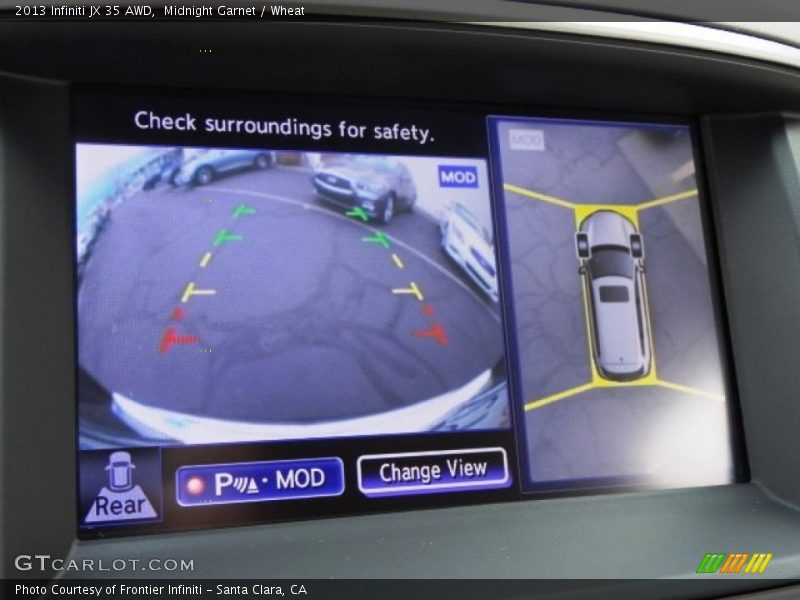 Midnight Garnet / Wheat 2013 Infiniti JX 35 AWD