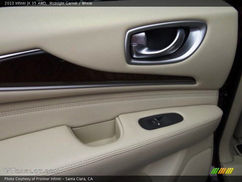 Midnight Garnet / Wheat 2013 Infiniti JX 35 AWD