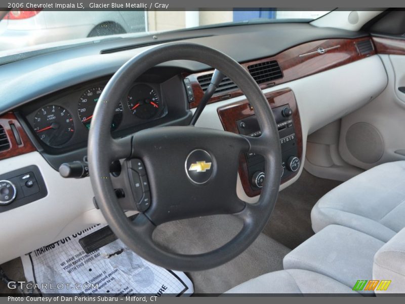 Glacier Blue Metallic / Gray 2006 Chevrolet Impala LS