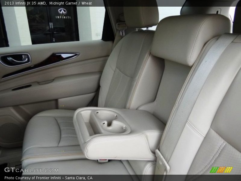 Midnight Garnet / Wheat 2013 Infiniti JX 35 AWD