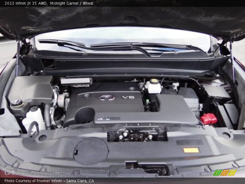 Midnight Garnet / Wheat 2013 Infiniti JX 35 AWD