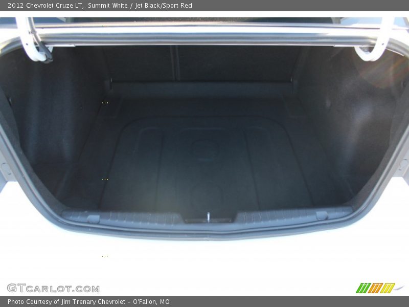 Summit White / Jet Black/Sport Red 2012 Chevrolet Cruze LT