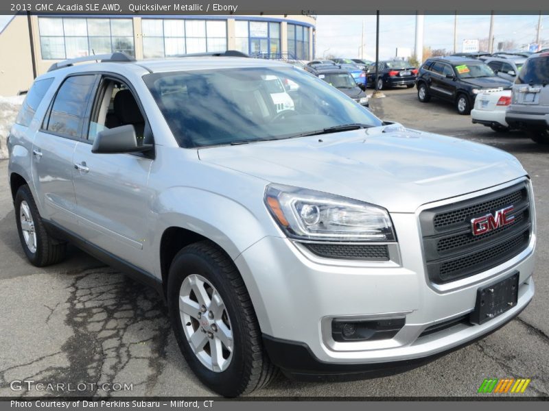 Quicksilver Metallic / Ebony 2013 GMC Acadia SLE AWD