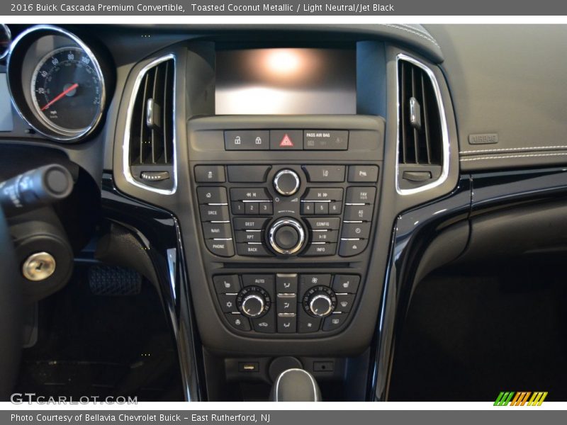 Controls of 2016 Cascada Premium Convertible