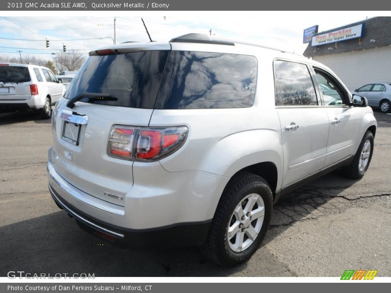 Quicksilver Metallic / Ebony 2013 GMC Acadia SLE AWD