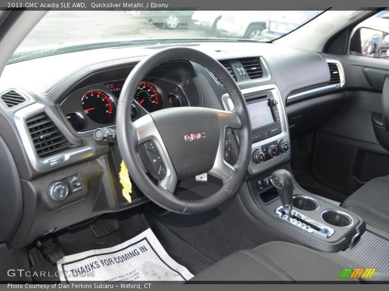 Quicksilver Metallic / Ebony 2013 GMC Acadia SLE AWD