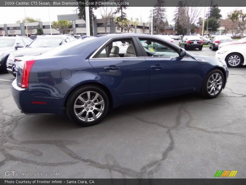 Blue Diamond Tri-Coat / Cashmere/Cocoa 2009 Cadillac CTS Sedan