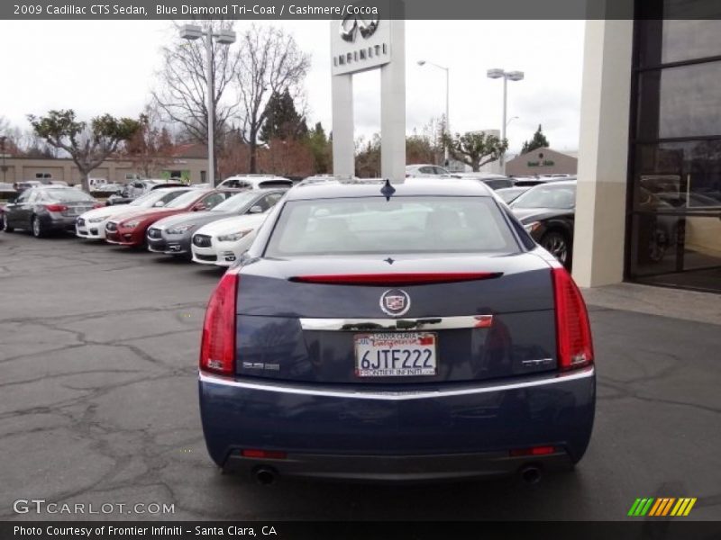 Blue Diamond Tri-Coat / Cashmere/Cocoa 2009 Cadillac CTS Sedan