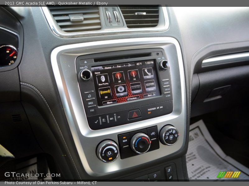 Quicksilver Metallic / Ebony 2013 GMC Acadia SLE AWD