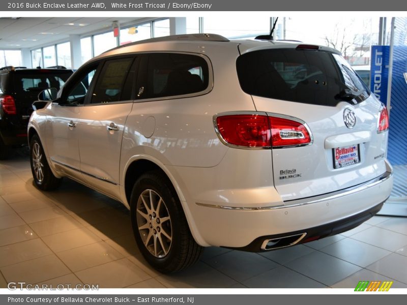 White Frost Tricoat / Ebony/Ebony 2016 Buick Enclave Leather AWD