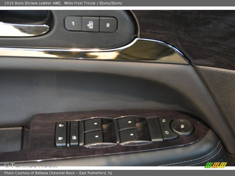 White Frost Tricoat / Ebony/Ebony 2016 Buick Enclave Leather AWD
