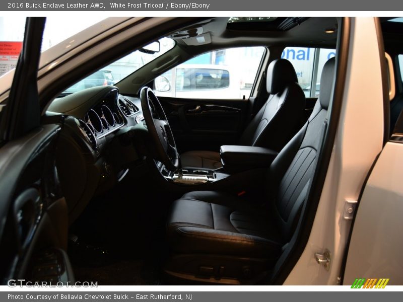 White Frost Tricoat / Ebony/Ebony 2016 Buick Enclave Leather AWD