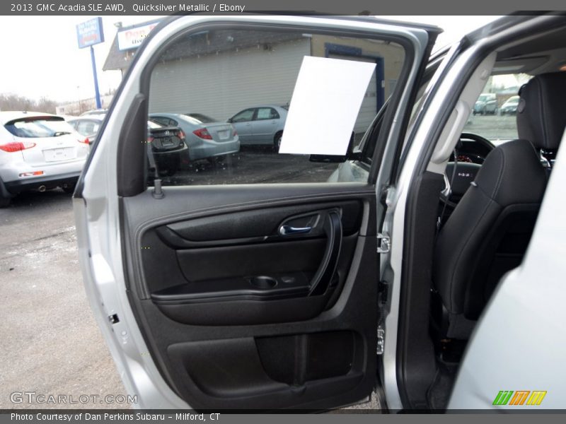 Quicksilver Metallic / Ebony 2013 GMC Acadia SLE AWD
