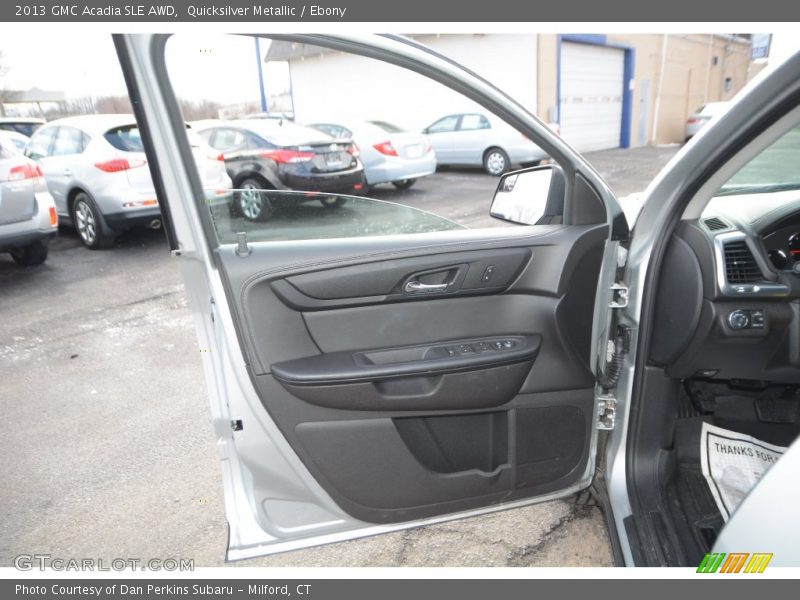 Quicksilver Metallic / Ebony 2013 GMC Acadia SLE AWD