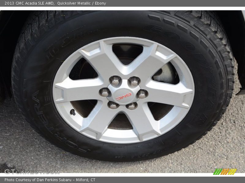 Quicksilver Metallic / Ebony 2013 GMC Acadia SLE AWD
