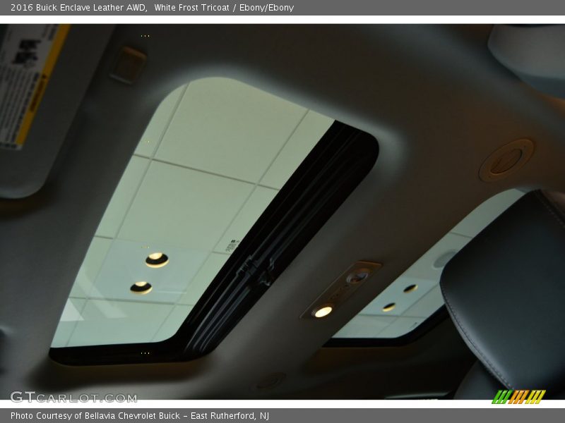 White Frost Tricoat / Ebony/Ebony 2016 Buick Enclave Leather AWD