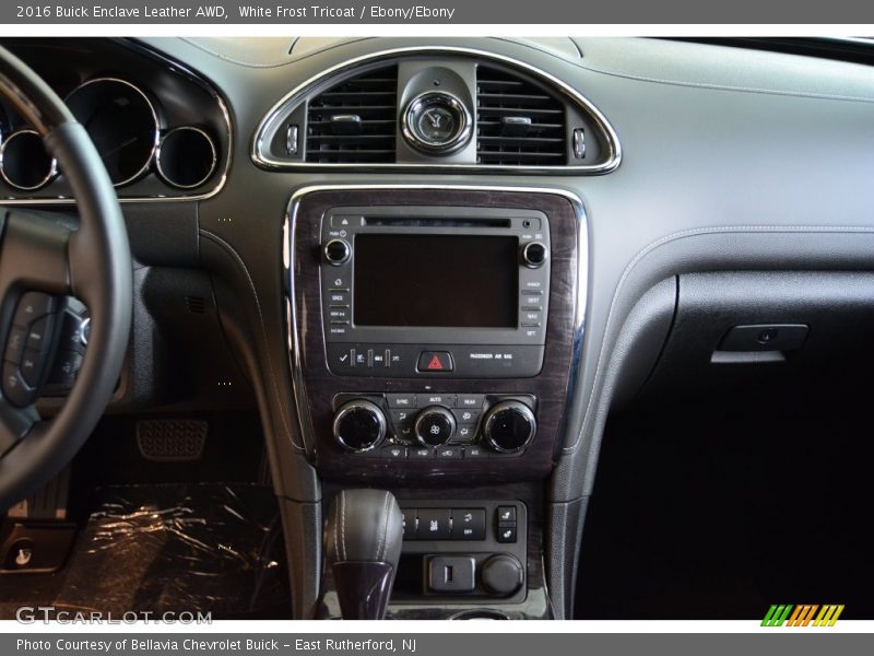 White Frost Tricoat / Ebony/Ebony 2016 Buick Enclave Leather AWD
