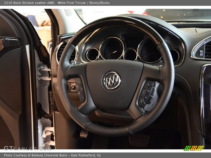 White Frost Tricoat / Ebony/Ebony 2016 Buick Enclave Leather AWD