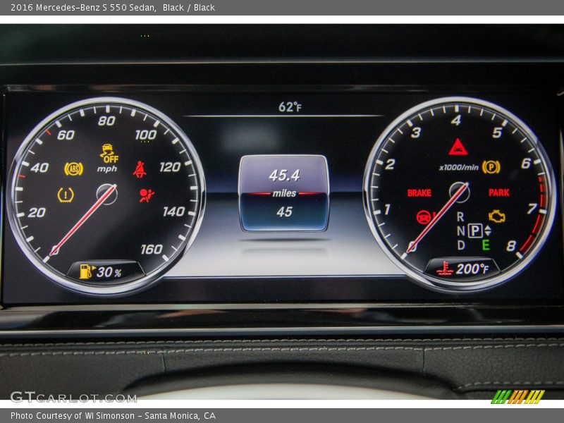 Black / Black 2016 Mercedes-Benz S 550 Sedan