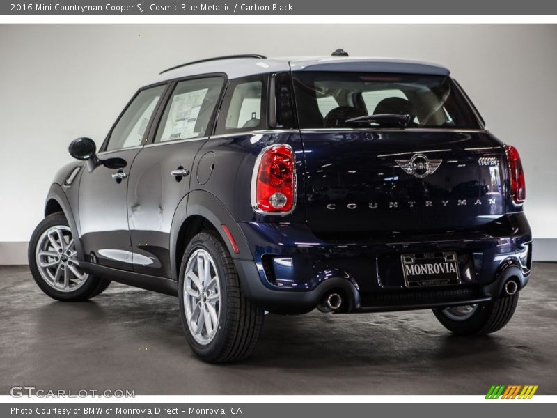 Cosmic Blue Metallic / Carbon Black 2016 Mini Countryman Cooper S