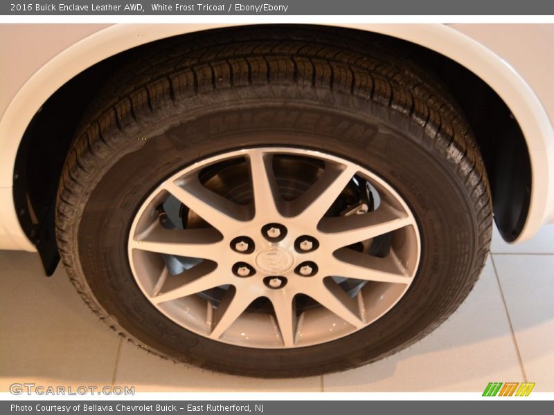 White Frost Tricoat / Ebony/Ebony 2016 Buick Enclave Leather AWD