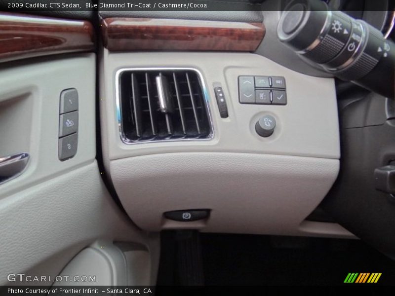 Blue Diamond Tri-Coat / Cashmere/Cocoa 2009 Cadillac CTS Sedan