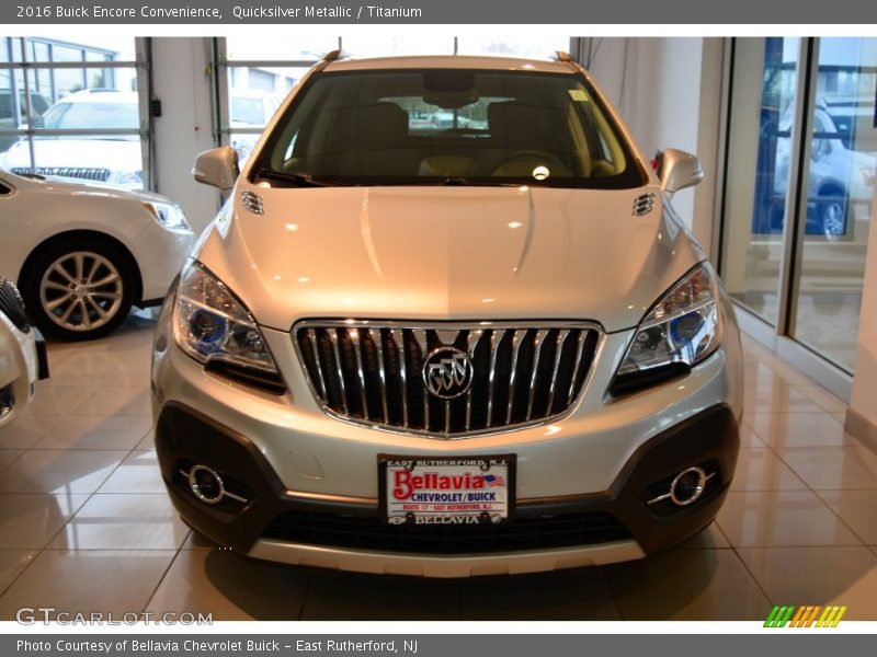 Quicksilver Metallic / Titanium 2016 Buick Encore Convenience