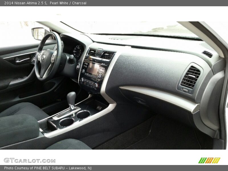 Pearl White / Charcoal 2014 Nissan Altima 2.5 S