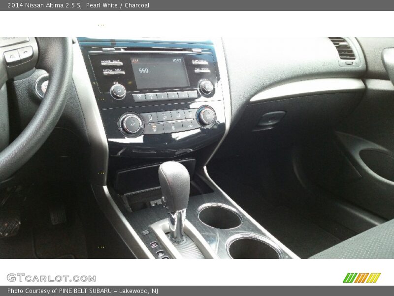 Pearl White / Charcoal 2014 Nissan Altima 2.5 S