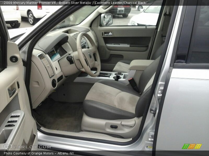  2009 Mariner Premier V6 Cashmere Leather/Charcoal Black Interior