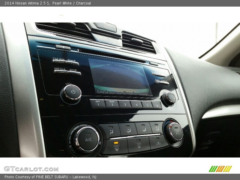Pearl White / Charcoal 2014 Nissan Altima 2.5 S