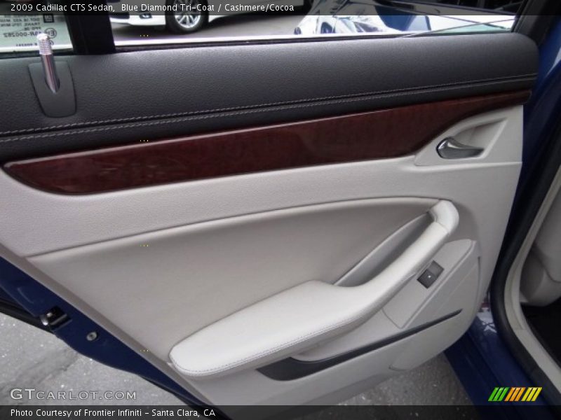 Blue Diamond Tri-Coat / Cashmere/Cocoa 2009 Cadillac CTS Sedan