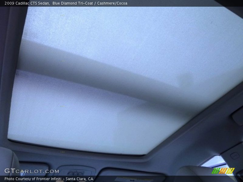 Blue Diamond Tri-Coat / Cashmere/Cocoa 2009 Cadillac CTS Sedan