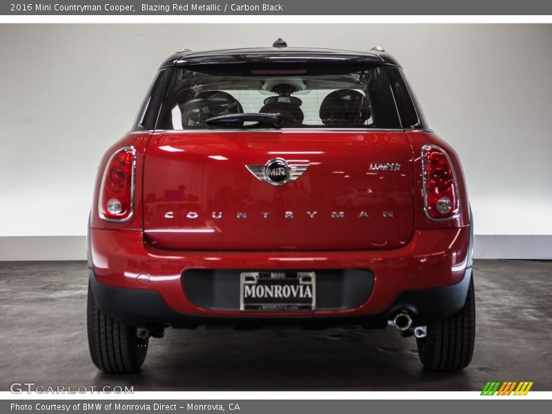 Blazing Red Metallic / Carbon Black 2016 Mini Countryman Cooper