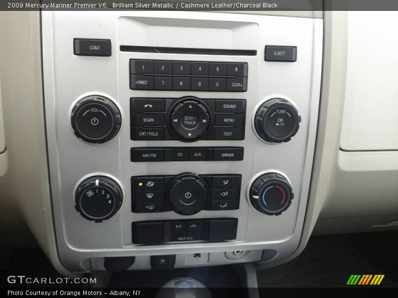 Brilliant Silver Metallic / Cashmere Leather/Charcoal Black 2009 Mercury Mariner Premier V6