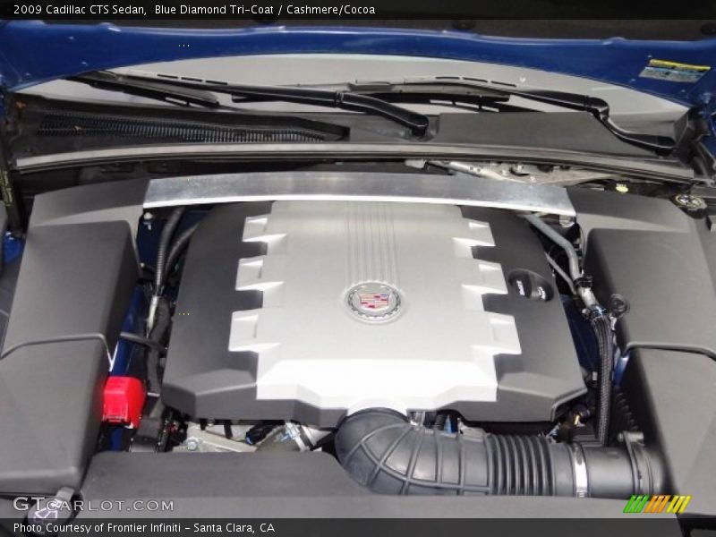 Blue Diamond Tri-Coat / Cashmere/Cocoa 2009 Cadillac CTS Sedan