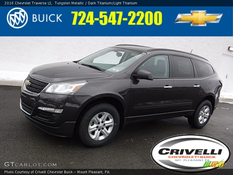 Tungsten Metallic / Dark Titanium/Light Titanium 2016 Chevrolet Traverse LS