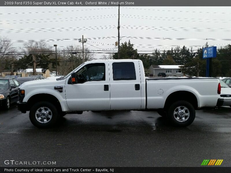 Oxford White / Medium Stone 2009 Ford F350 Super Duty XL Crew Cab 4x4