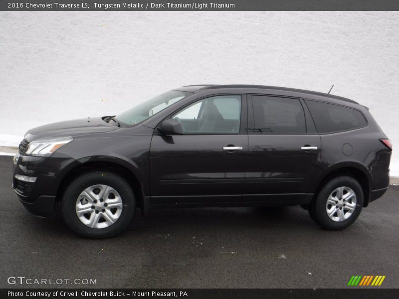 Tungsten Metallic / Dark Titanium/Light Titanium 2016 Chevrolet Traverse LS